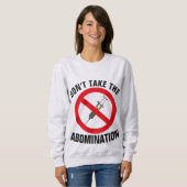 ANTI-VACCIN NE PRENEZ PAS LES T-SHIRTS D'ABOMINATI (Devant entier)