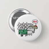 Anti-Vaccine ID-paspoort Ronde Button 5,7 Cm (Voorkant /achterkant)