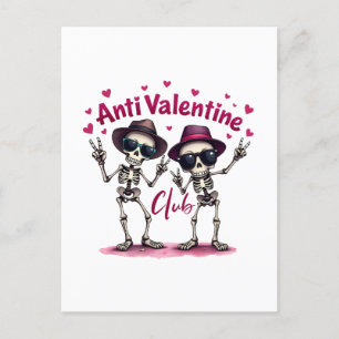 Anti Valentijn Club Briefkaart