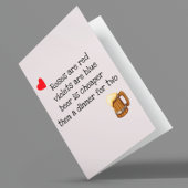 Anti Valentijnsdag Bier Grappig Kaart