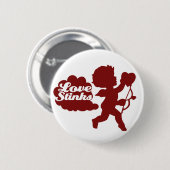 anti-Valentijnsdag cupido Ronde Button 5,7 Cm (Voorkant /achterkant)