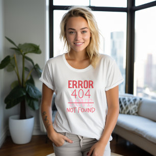 Anti-Valentijnsdag FOUT 404 T-shirt