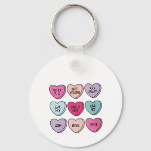 Anti Valentijnsdag Grappig Single Bewustzijn Sleutelhanger
