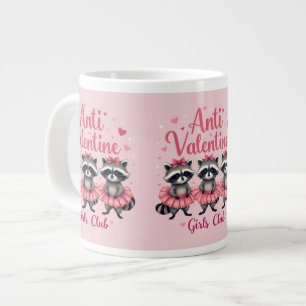 Anti Valentijnsdag Grappige Wasbeer Schattige Kawa Extra Grote Beker
