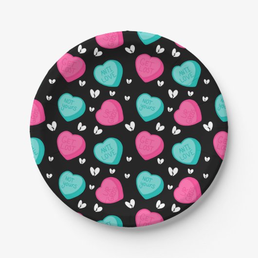 Anti-Valentijnsdag Papier Bord (Voorkant)