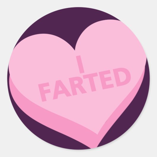Anti-Valentijnsdag Ronde Sticker (Voorkant)