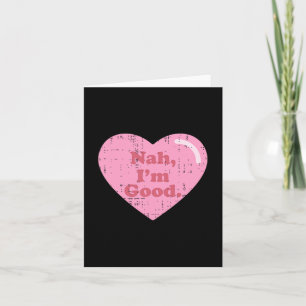 Anti-Valentijnsdag Single Awareness Heart Na IM Kaart
