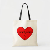 Anti-Valentijnsdag Tote Bag (Voorkant)