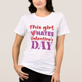 Anti-Valentijnsdag Tri-Blend Shirt