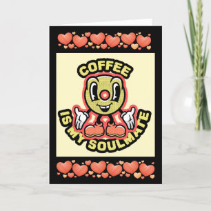 ANTI VALENTIJNSE FRIEND COFFEE CARDS FRIEND FRIEND FEESTDAGEN KAART