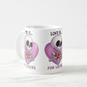 Anti-Valentine Coffee Cup Koffiemok (Voorkant links)