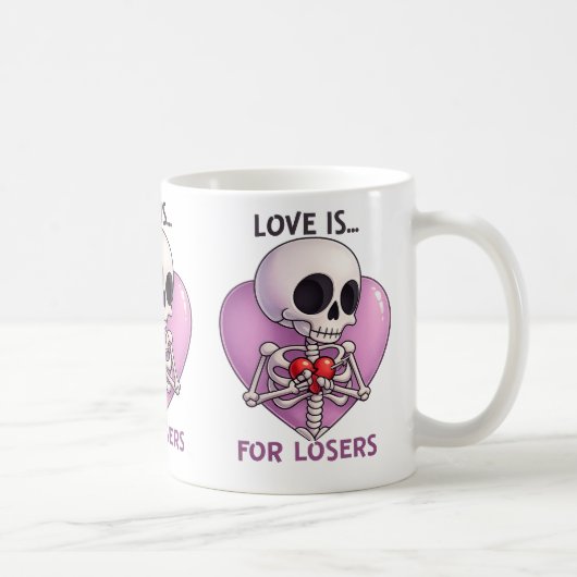 Anti-Valentine Coffee Cup Koffiemok (Rechts)