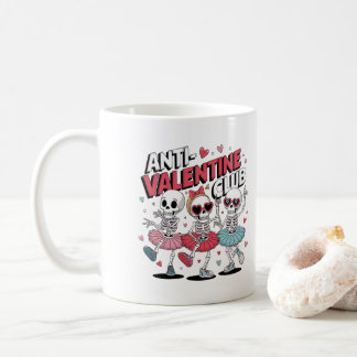 Anti Valentine Girls Club Mug | Sassy Gift Koffiemok