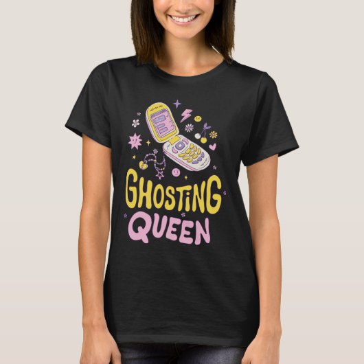 Anti Valentine Valentine's Day Love Proof Ghosting T-shirt (Voorkant)
