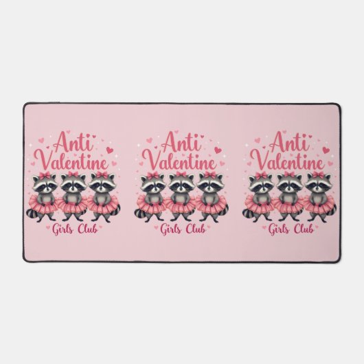 Anti Valentine's Day Funny Raccoon Cute Kawaii (Recto)