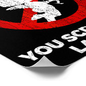 Anti Valentines Sarcastic Cud Quote Funny Gift  Poster (Hoek)