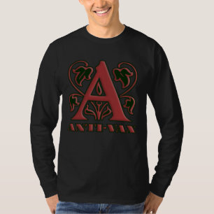 Anti-Vaxxer Mannen lange hoes T-shirt