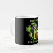 Anti Vegan Avocado Knight Koffiemok (Voorkant links)