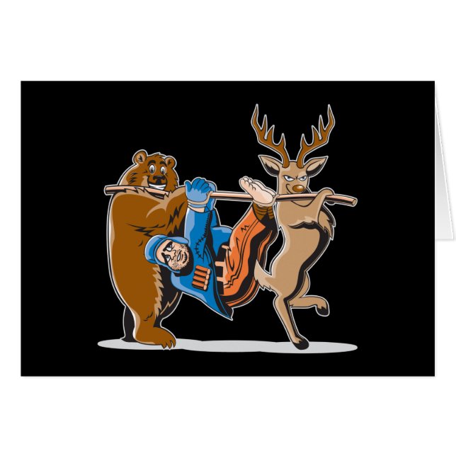 Anti vengeance d'animal de chasse (Devant horizontal)