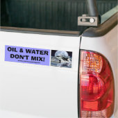 ANTI-VERONTREINIGING BREKENDE ORKA Bumpersticker (Op Truck)