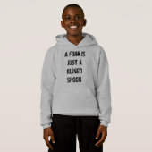 Anti-vork hoodie voor kinderen (Voorkant volledig)