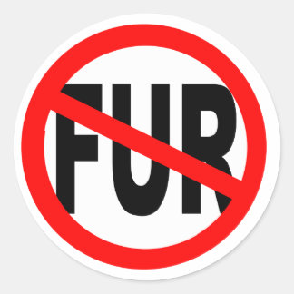 Anti-vormig ontwerp ronde sticker