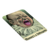 Anti-vrouw rechten koelkast magneet (Rechterzijde)