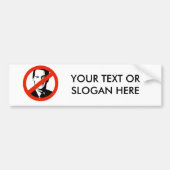 ANTI-WALKER BUMPERSTICKER (Voorkant)