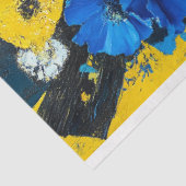 Anti War Art Oekraïne Vrede & Eenheid Decoupage Tissuepapier (Detail)