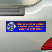 Anti-wereldwijde opwarming bumpersticker (Op auto)
