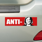 ANTI-WHITMAN/ANTI-MEG WHITMAN BUMPERSTICKER (Op auto)