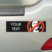 ANTI-WHITMAN/ANTI-MEG WHITMAN BUMPERSTICKER (Op auto)