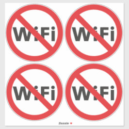 Anti-Wi-Fi vinyl sticker