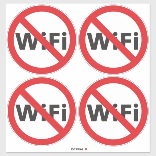 Anti-Wi-Fi vinyl sticker (Vel)