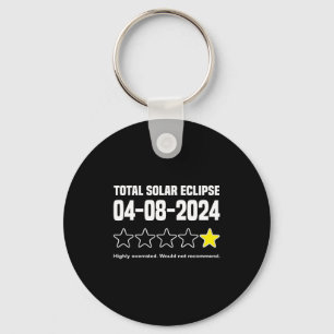 Anti-zonne-eclips T-shirt Grappig 2024 Totale Zonn Sleutelhanger