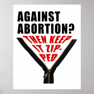 Antiabortus? Laat het Poster zippen
