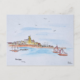 Antibes aan de Middellandse Zee, Frankrijk Briefkaart