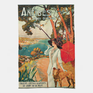 Antibes Cote D'Azur Theedoek