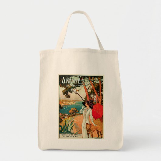 Antibes ~ Cote D'Azur Tote Bag (Voorkant)