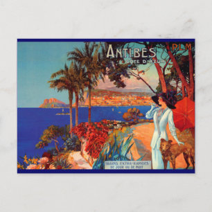  antibes Cote D'Azur Travel Briefkaart