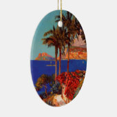 antibes Cote D'Azur Travel Keramisch Ornament (Rechts)
