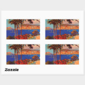 antibes Cote D'Azur Travel Rechthoekige Sticker (Vel)