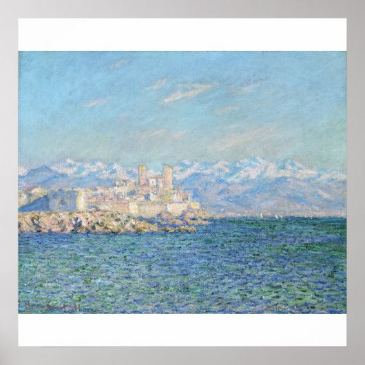 Antibes, Effet après-midi (1888) Toile Impression (Devant)