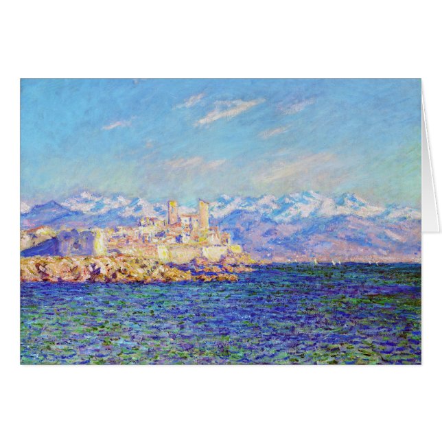 Antibes, effet d'après-midi, Claude Monet 1888 (Devant Horizontal)