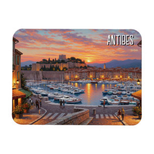 Antibes France Harbour Travel Magneet