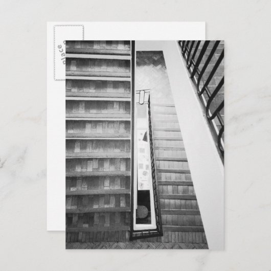 Antibes france, Stairs Picasso Museum Briefkaart (Voorkant / Achterkant)