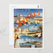 Antibes France vintage Briefkaart (Voorkant / Achterkant)