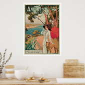 Antibes France Vintage Travel Poster (Keuken)