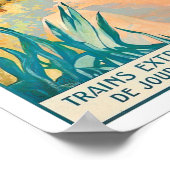 Antibes France vintage travel Poster (Coin)