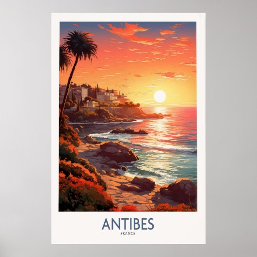 Antibes Frankrijk Poster (Voorkant)